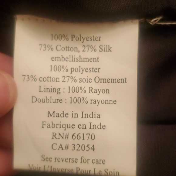 Pankaj & Nidhi Anthro Pixel Silk Blend Dress - Picture 9 of 10